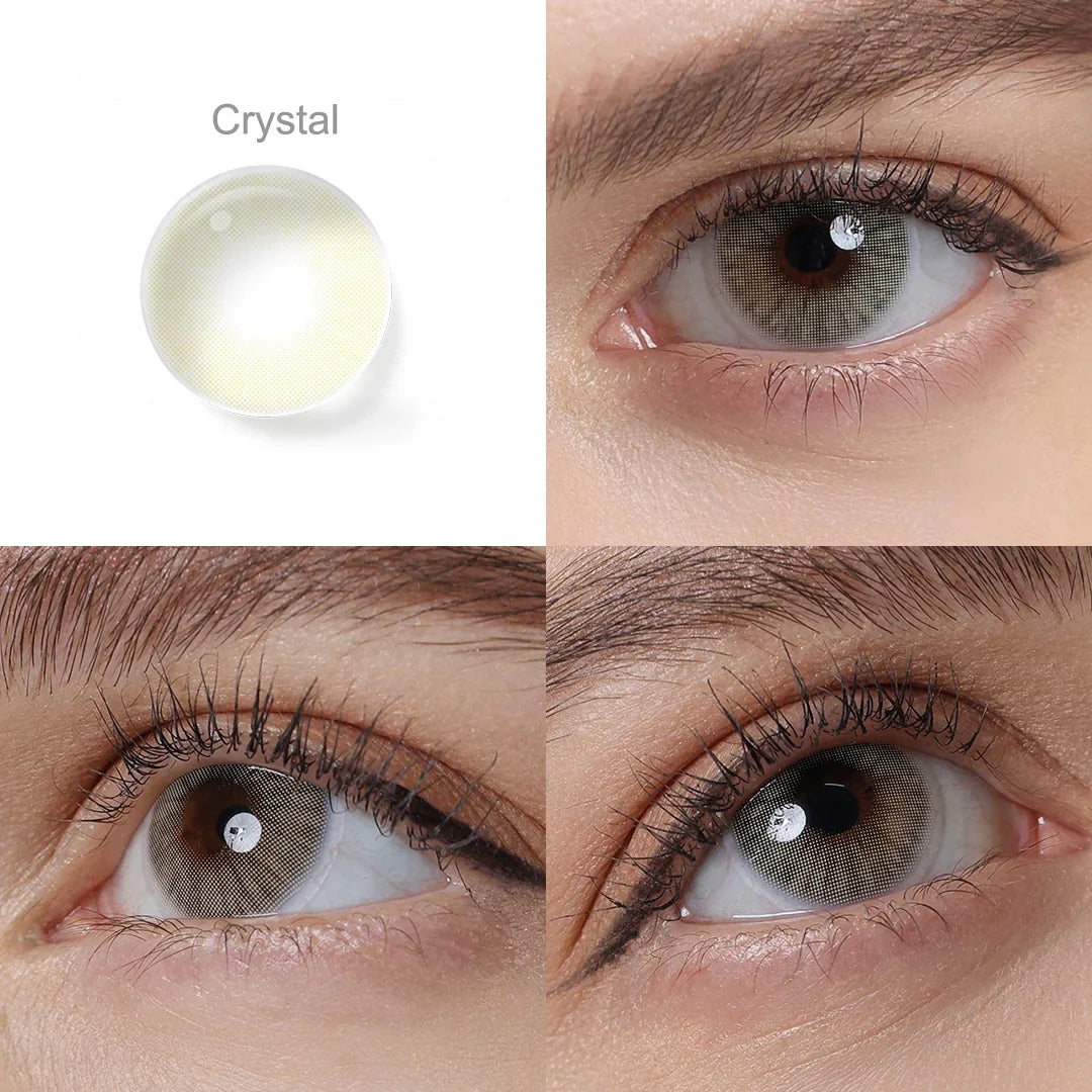 Lente de Contato Colorida Anual - Crystal
